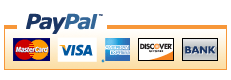 PayPal American Express Visa MasterCard Discover
